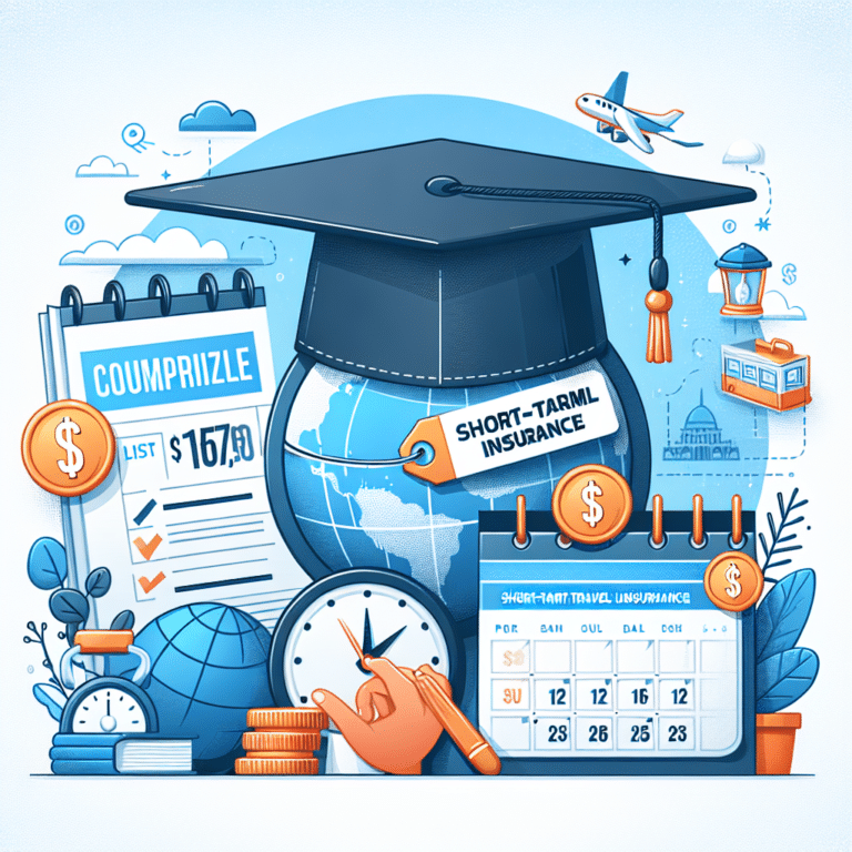 comparison of the cheapest short-term travel insurance for students
