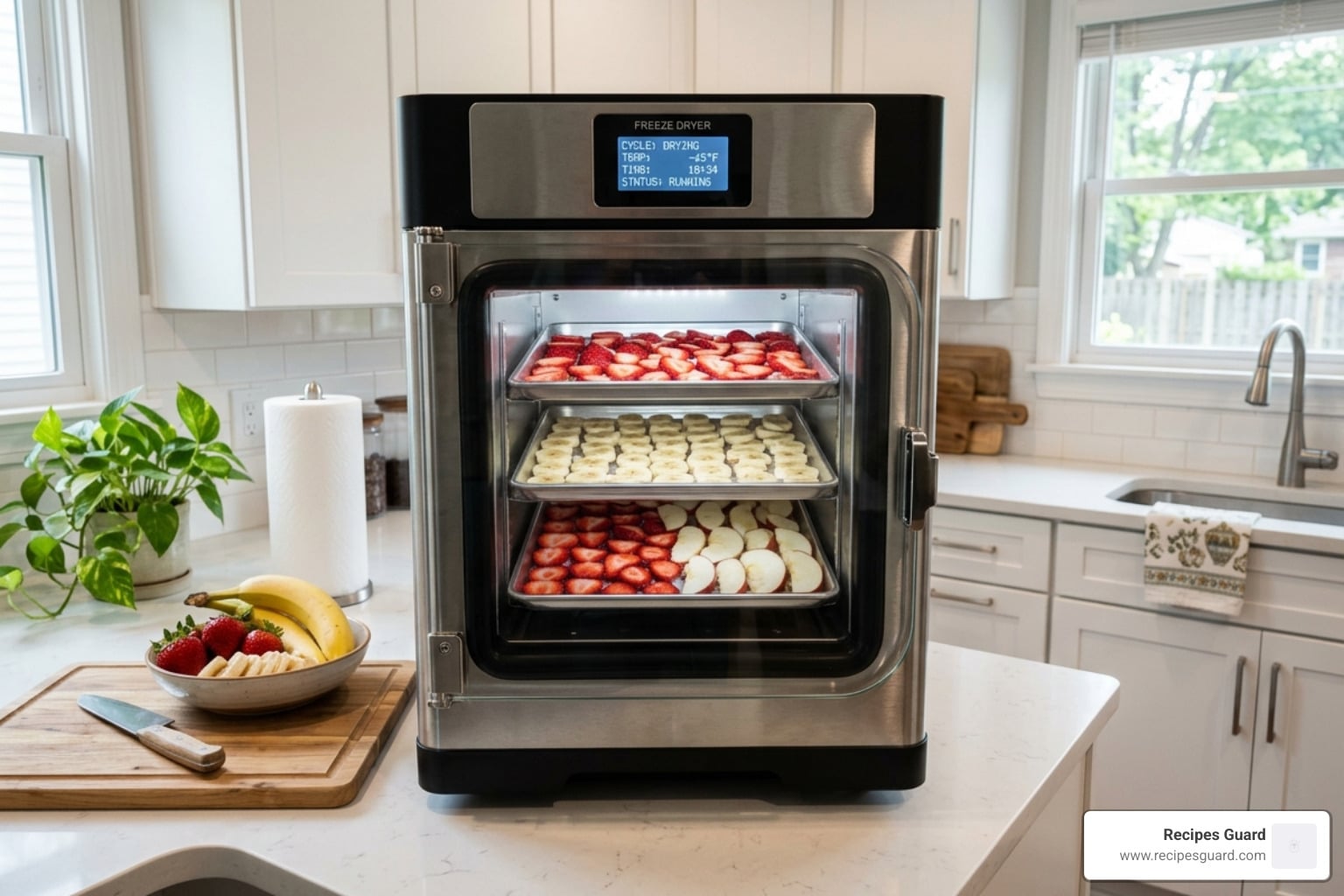 freeze drying fruit at home