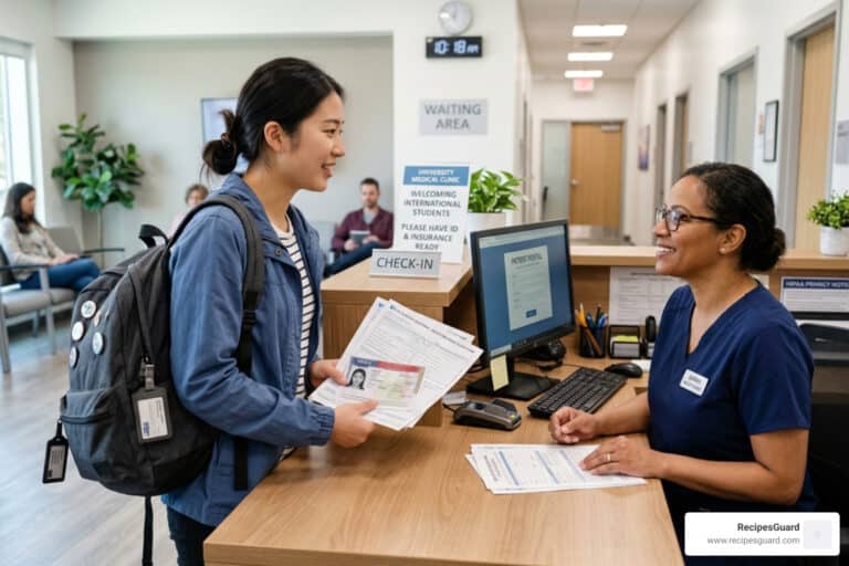 insurance claim student visa