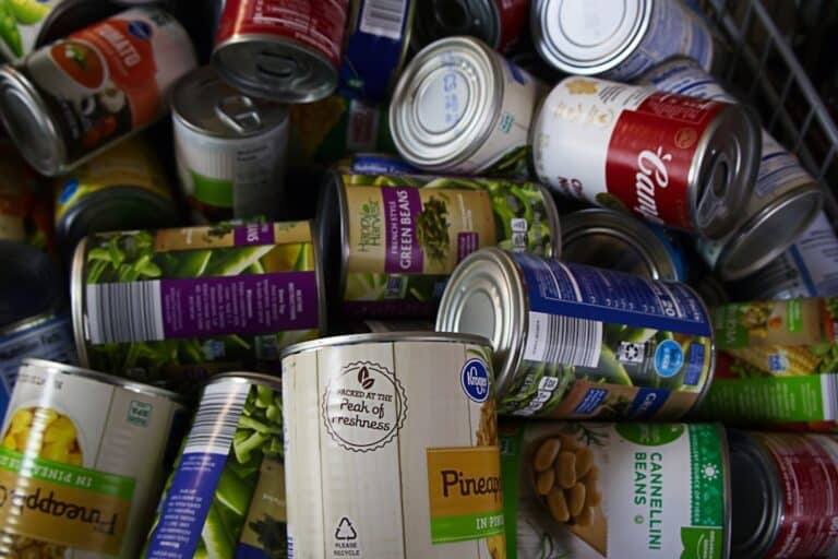 canned food shelf life chart