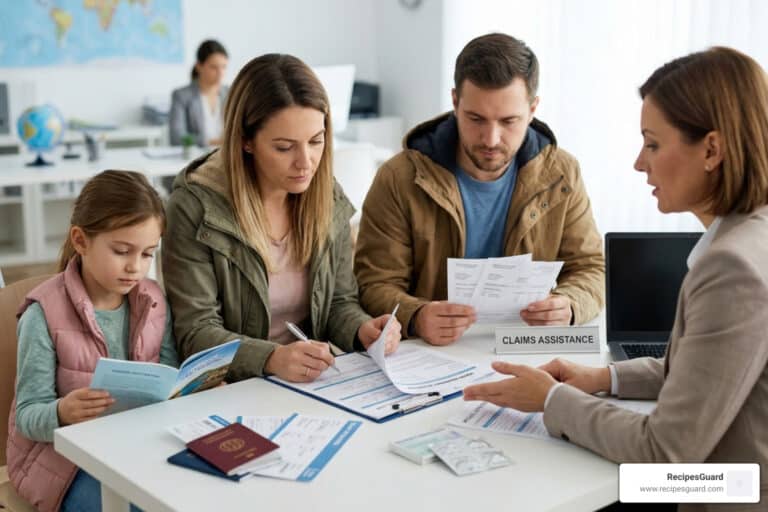 travel sickness insurance claim